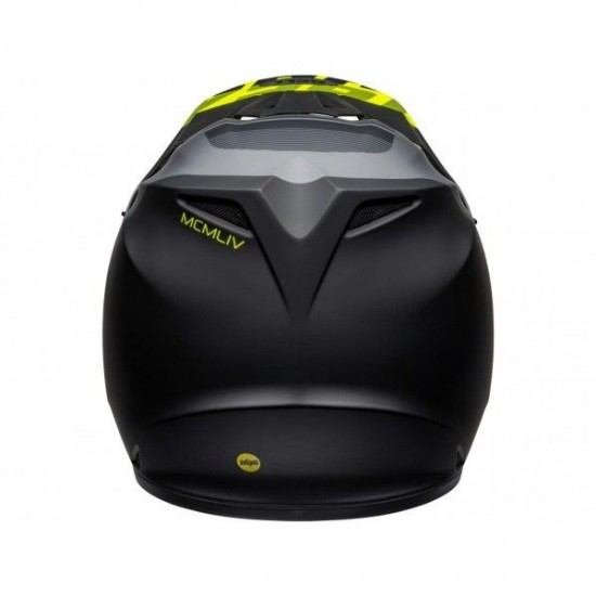 BELL HELMET MX-9 MIPS STRIKE MAT GREY/BLACK/FLUO