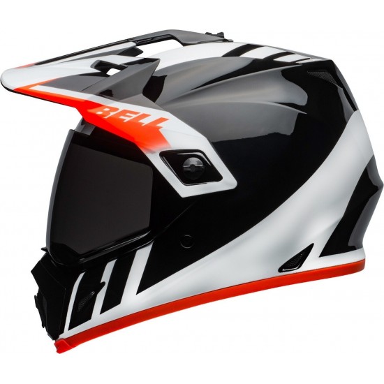 BELL MX-9 ADVENTURE MIPS DASH HELMET BLACK/WHITE/ORANGE