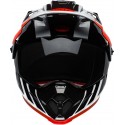 BELL MX-9 ADVENTURE MIPS DASH HELMET BLACK/WHITE/ORANGE