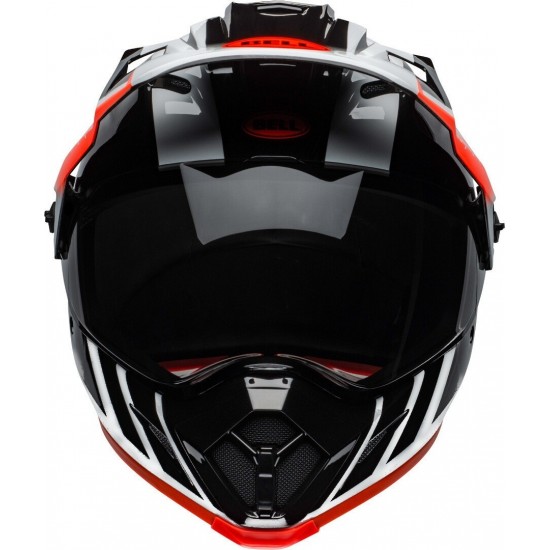 BELL MX-9 ADVENTURE MIPS DASH HELMET BLACK/WHITE/ORANGE