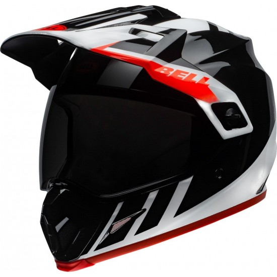 BELL MX-9 ADVENTURE MIPS DASH HELMET BLACK/WHITE/ORANGE