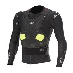 ALPINESTARS BIONIC PRO V2 PROTECTION JACKET BLACK YELLOW FLUO