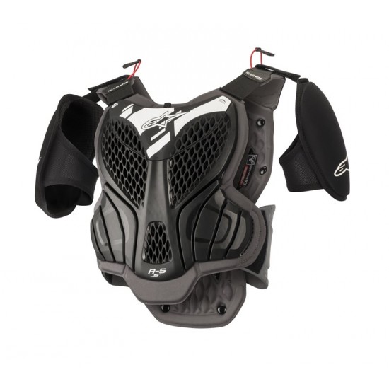 ALPINESTARS A-5 S YOUTH BODY ARMOUR BLACK COOL GRAY