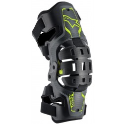 ALPINESTARS BIONIC 5S YOUTH KNEE BRACE BLACK ANTHRACITE YELLOW FLUO