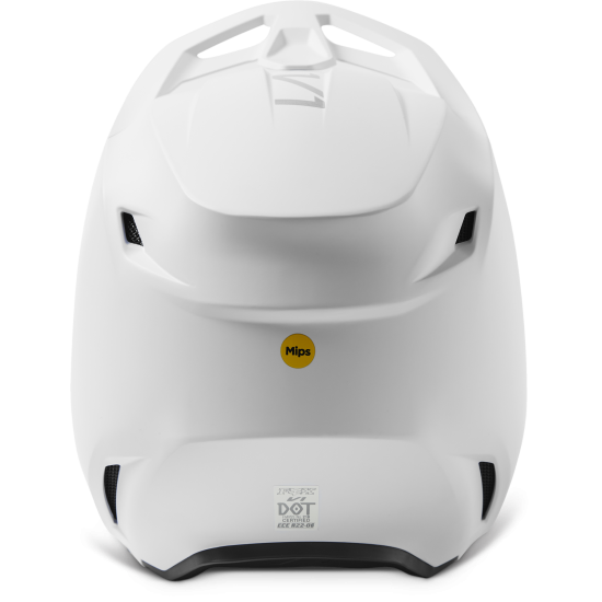 FOX V1 SOLID DOT/ECE [MT WHT]