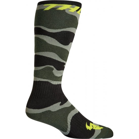 THOR MX SOCKS CAMO/GREEN/WHITE