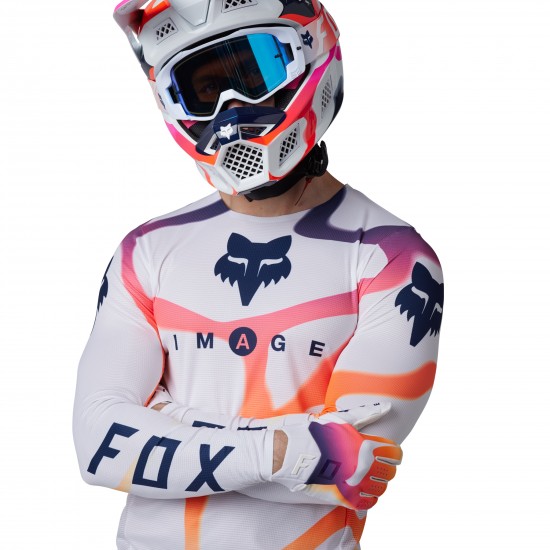 FOX FLEXAIR RYVR LE JERSEY [WHT/NVY]