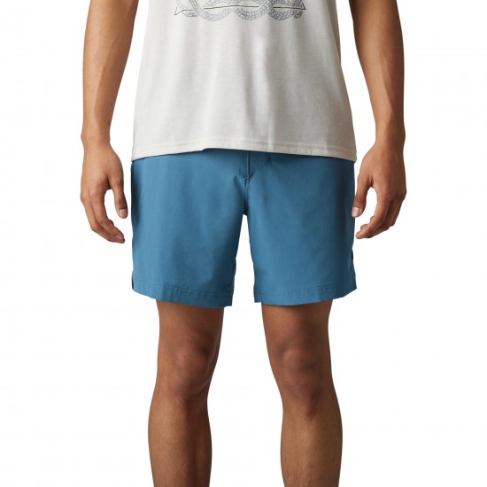 FOX RAMP UP HYBRID SHORT [DRK SLT]