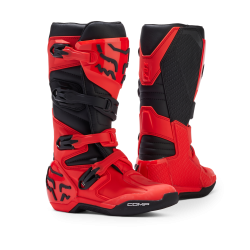 FOX YTH COMP BOOT [FLO RED]