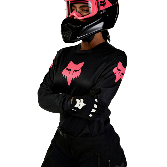 FOX WMNS BLACKOUT JERSEY [BLK/BLK]