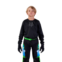 FOX YTH BLACKOUT JERSEY [BLK/BLK]