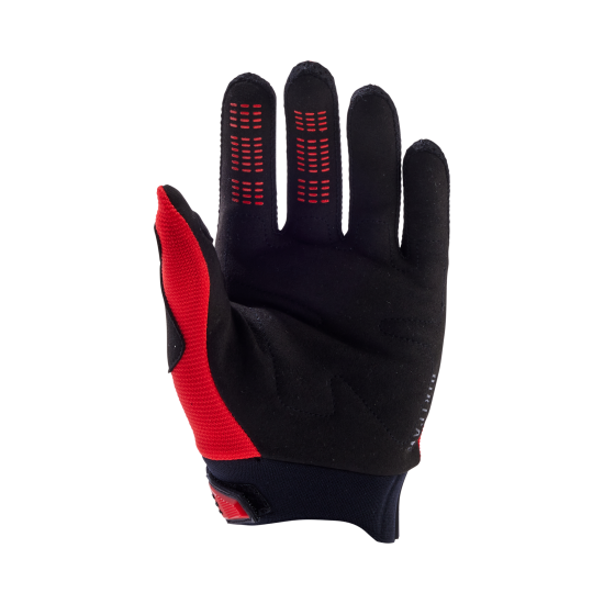 FOX YTH DIRTPAW GLOVE [FLO RED]
