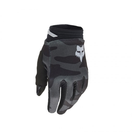 FOX YTH 180 BNKR GLOVE [BLK CAM]