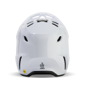 FOX V3 RS CARBON SOLID HELMET [WHT]
