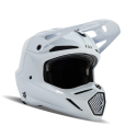 FOX V3 RS CARBON SOLID HELMET [WHT]