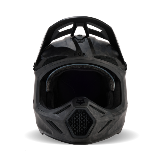 FOX V3 RS CARBON SOLID HELMET [MT BLK]