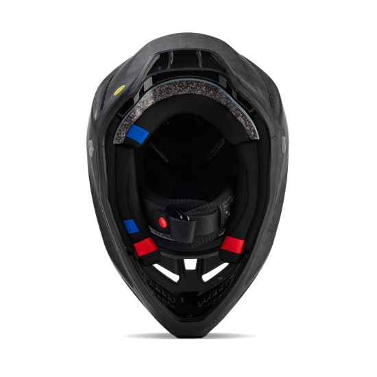 FOX V3 RS CARBON SOLID HELMET [MT BLK]