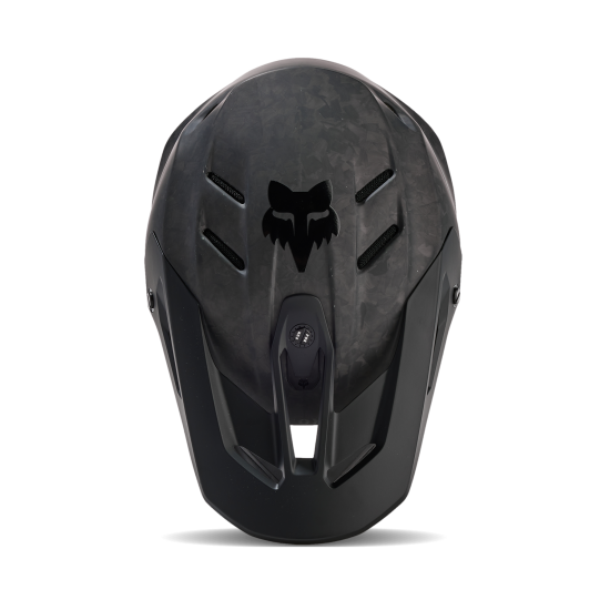 FOX V3 RS CARBON SOLID HELMET [MT BLK]