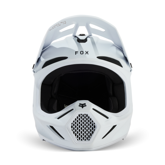 FOX V3 SOLID HELMET [MT WHT]
