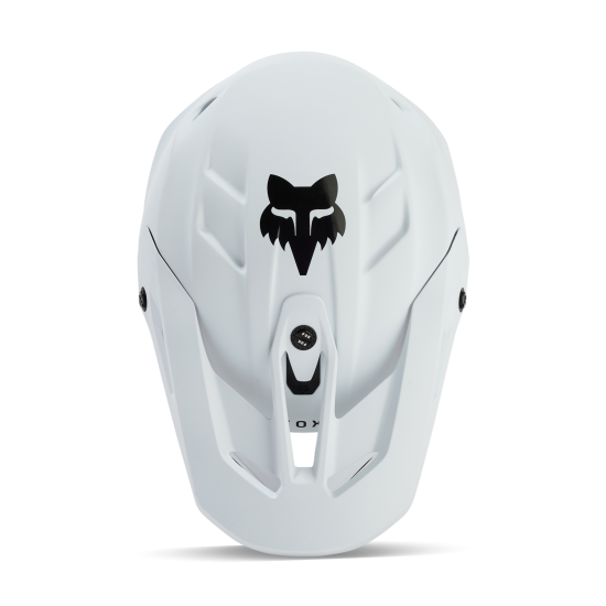 FOX V3 SOLID HELMET [MT WHT]