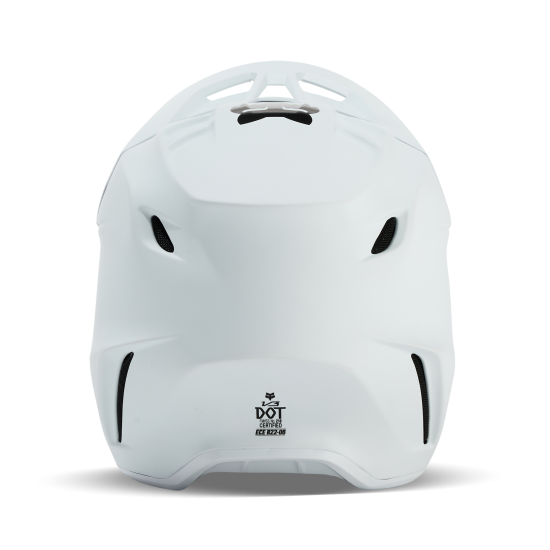 FOX V3 SOLID HELMET [MT WHT]
