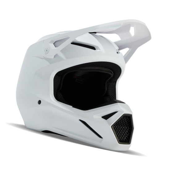 FOX V1 SOLID HELMET [MT WHT]