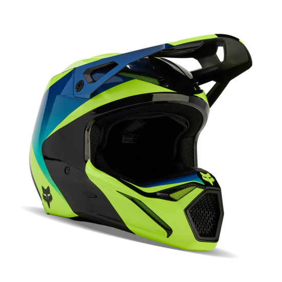FOX V1 STREAK HELMET [BLK/YLW]