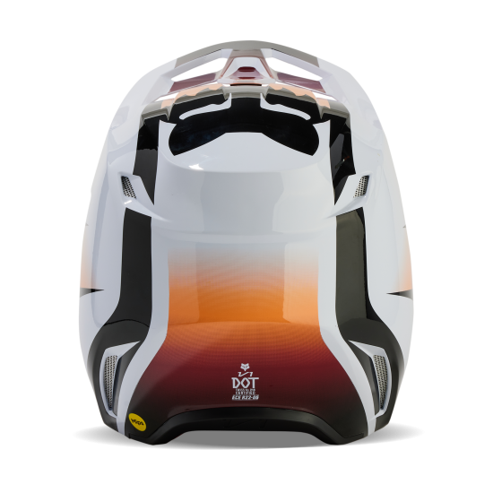 FOX V1 FLORA HELMET [WHT/BLK]