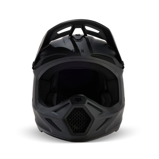 FOX YTH V3 SOLID HELMET [MT BLK]