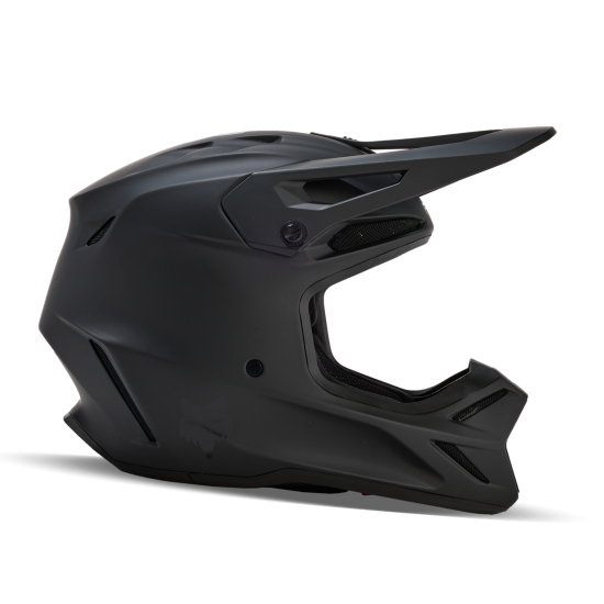 FOX YTH V3 SOLID HELMET [MT BLK]