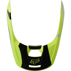 FOX YTH V1 HELMET VISOR - SKEW [FLO YLW]