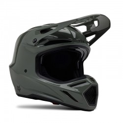 FOX V3 RS CARBON SOLID HELMET [DRK STN]