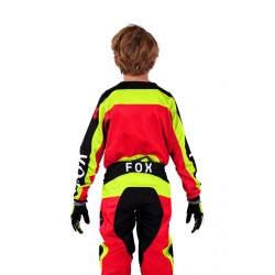 FOX YTH 180 BALLAST PANT [BLK/RD]