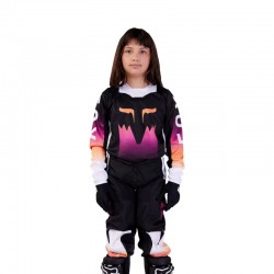FOX YTH GIRLS 180 FLORA PANT [BLK/PNK]