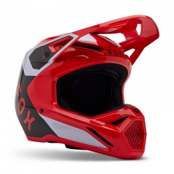 FOX V1 LEAN HELMET [FLO RED]