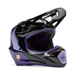FOX V3 DRIP HELMET [BLK/PUR]