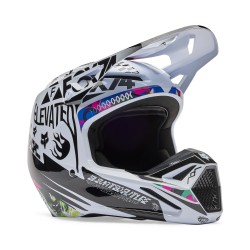 FOX V1 IMAGE COSMO HELMET [WHT/BLK]